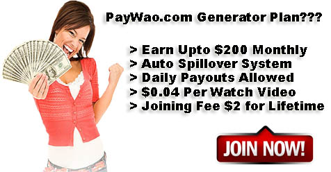 Amazing automated earning network system | Pay-Wao! | PayWao.com