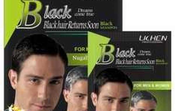 Lichen Black Hair color shampoo - Pakistan - Karachi - Lahore - 03067788111 Picture