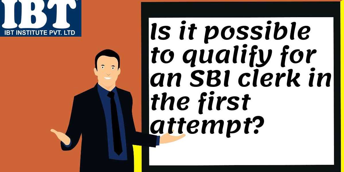 Is it possible to qualify for an SBI clerk in the first attempt?