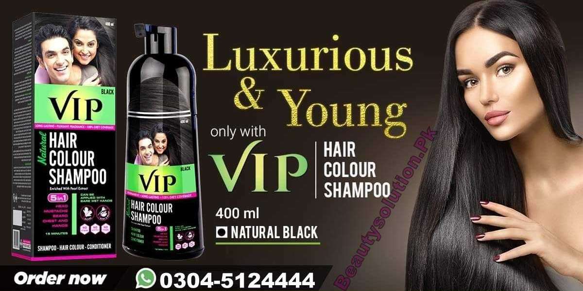 Lifetime Black Hair Buy VIP Hair Color Shampoo In Pakistan-03045124444