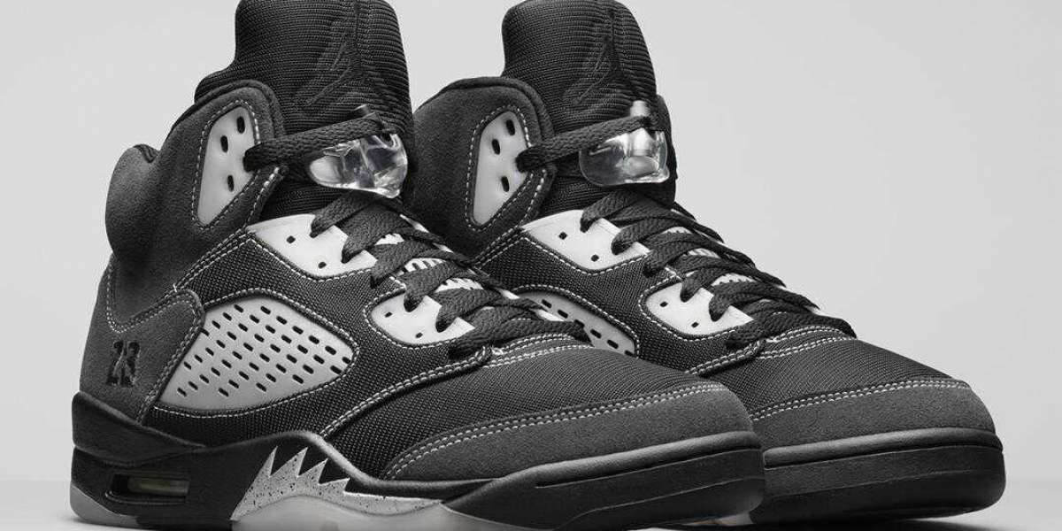 Air Jordan 5 Anthracite Wolf Grey Clear Black Will Arrive on Feb 24th, 2021
