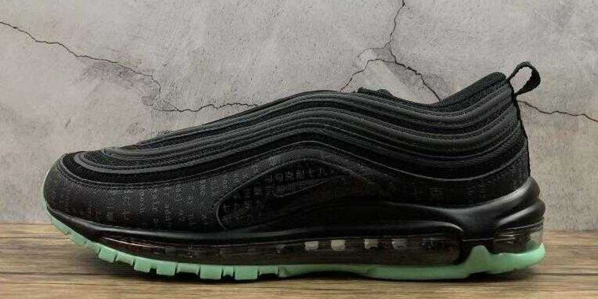 Nike Air Max 97 Black Green Glow Release for Black Friday