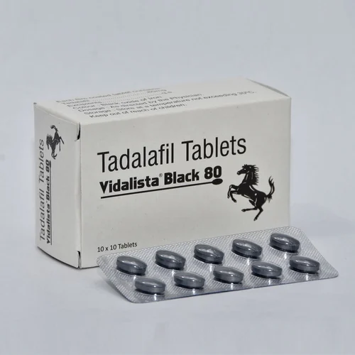 Vidalista Black 80 Tablet | Tadalafil (80mg) | USA 5 TO 7 DAYS DELIVERY