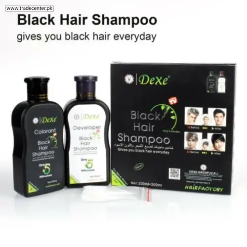 Dexe Black Hair Colour Shampoo Price in Pakistan - Buy Now at TradeCenter.Pk