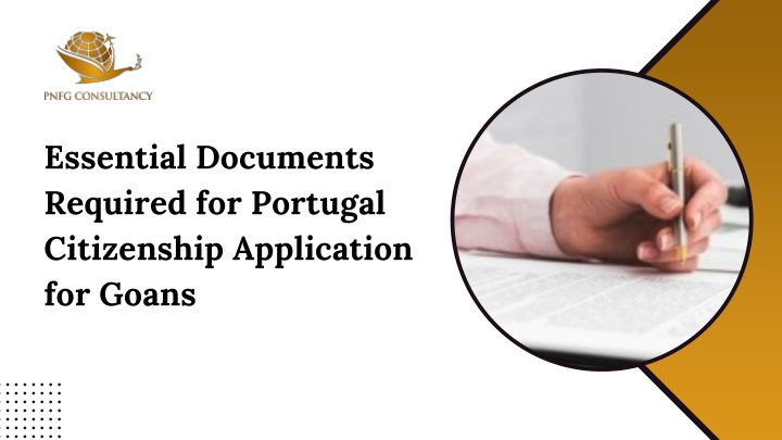 PPT - Essential Documents Required for Portugal Citizenship Application for Goans PowerPoint Presentation - ID:14245637
