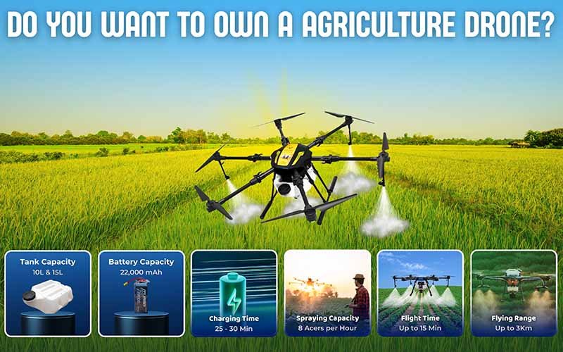 Agriculture Drone Sprayer Manufacturer India | Know Drone Sprayer Price India