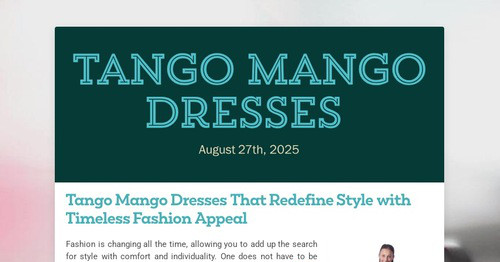 Tango Mango Dresses  | Smore Newsletters