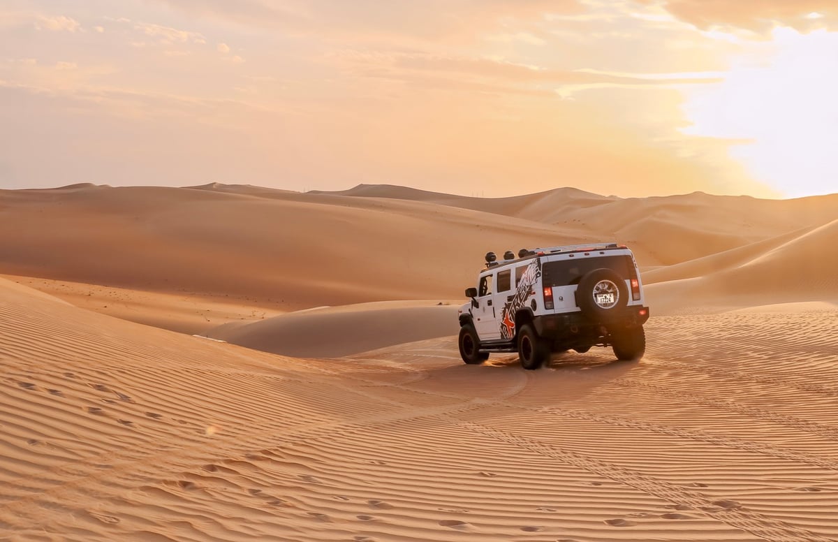 Evening Liwa Desert Safari with stargazing | Oasis Sunset Tour