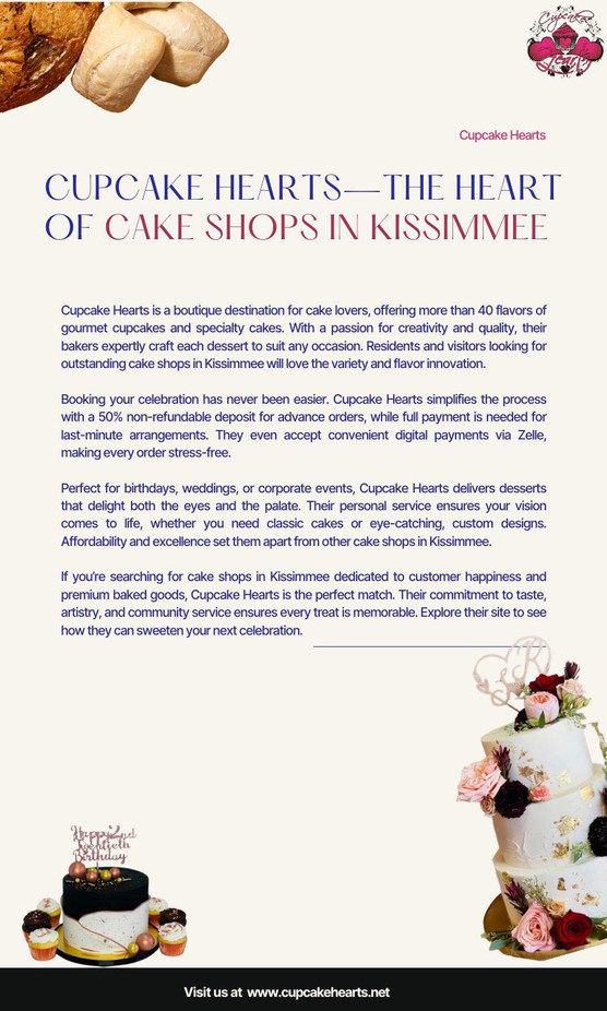 Cupcake Hearts—the Heart of Cake Shops in Kissimmee - JustPaste.it