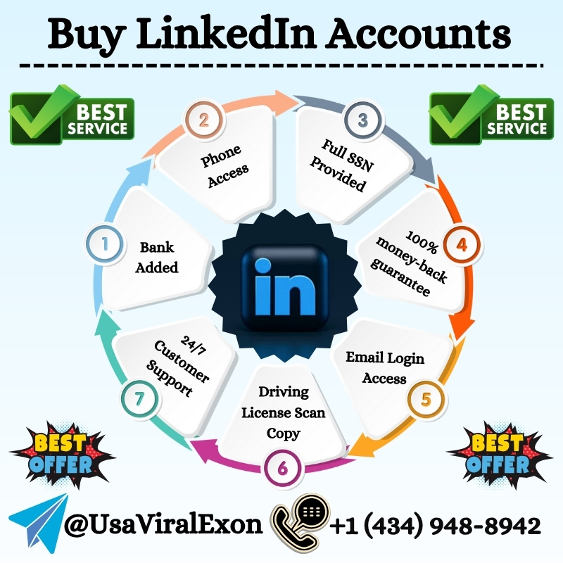 Buy LinkedIn Accounts - 100% USA, UK, CA & Old Accounts