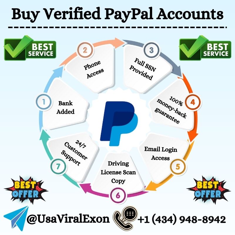 Buy Verified PayPal Accounts - 100% Quick Delivery Service