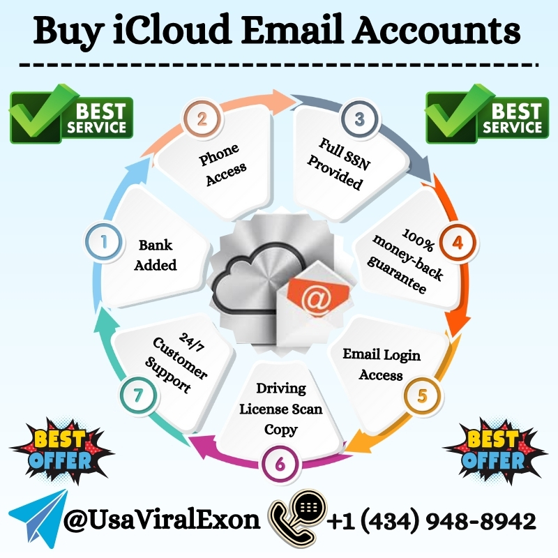 Buy iCloud Email Accounts - Aged, PVA, Bulk Safely