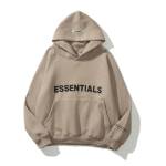 Brown essentials hoodie