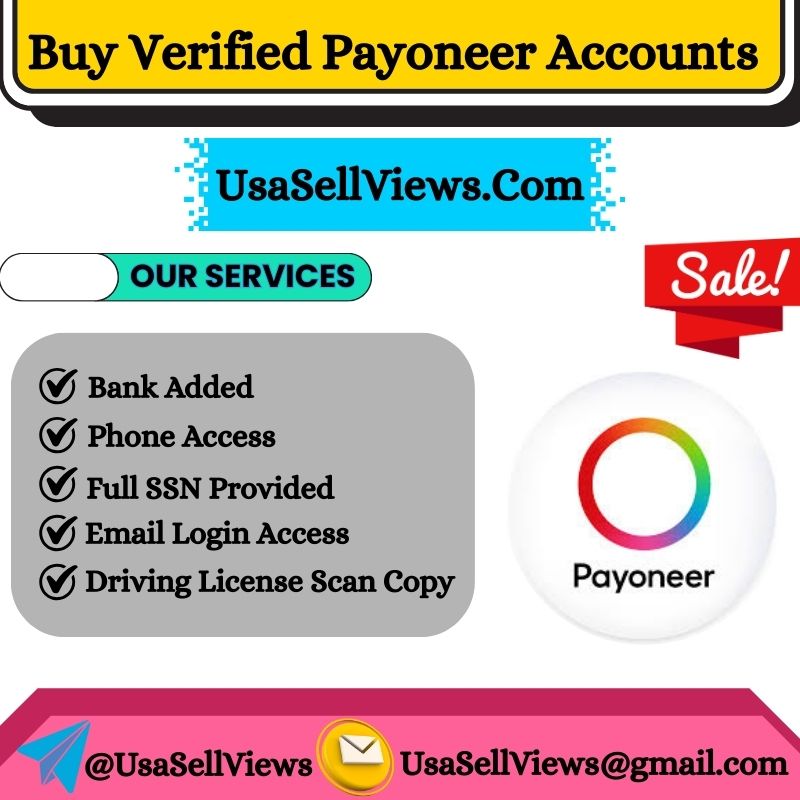 Buy Verified Payoneer Accounts - USA Sell Views