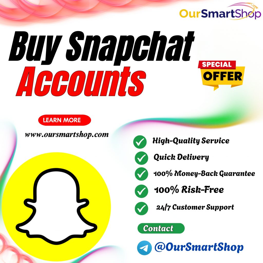Buy Snapchat Accounts (PVA) - Our Smart Shop