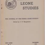 Sierra LeoneSierra Leone Studies